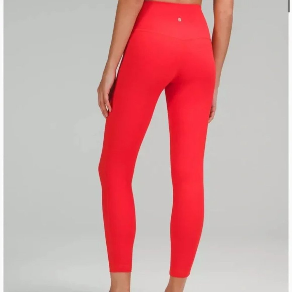 Lululemon Align High-Rise Pant 25” in Carnation Red